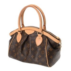 Louis Vuitton Handbag Monogram Tivoli Brown Canvas